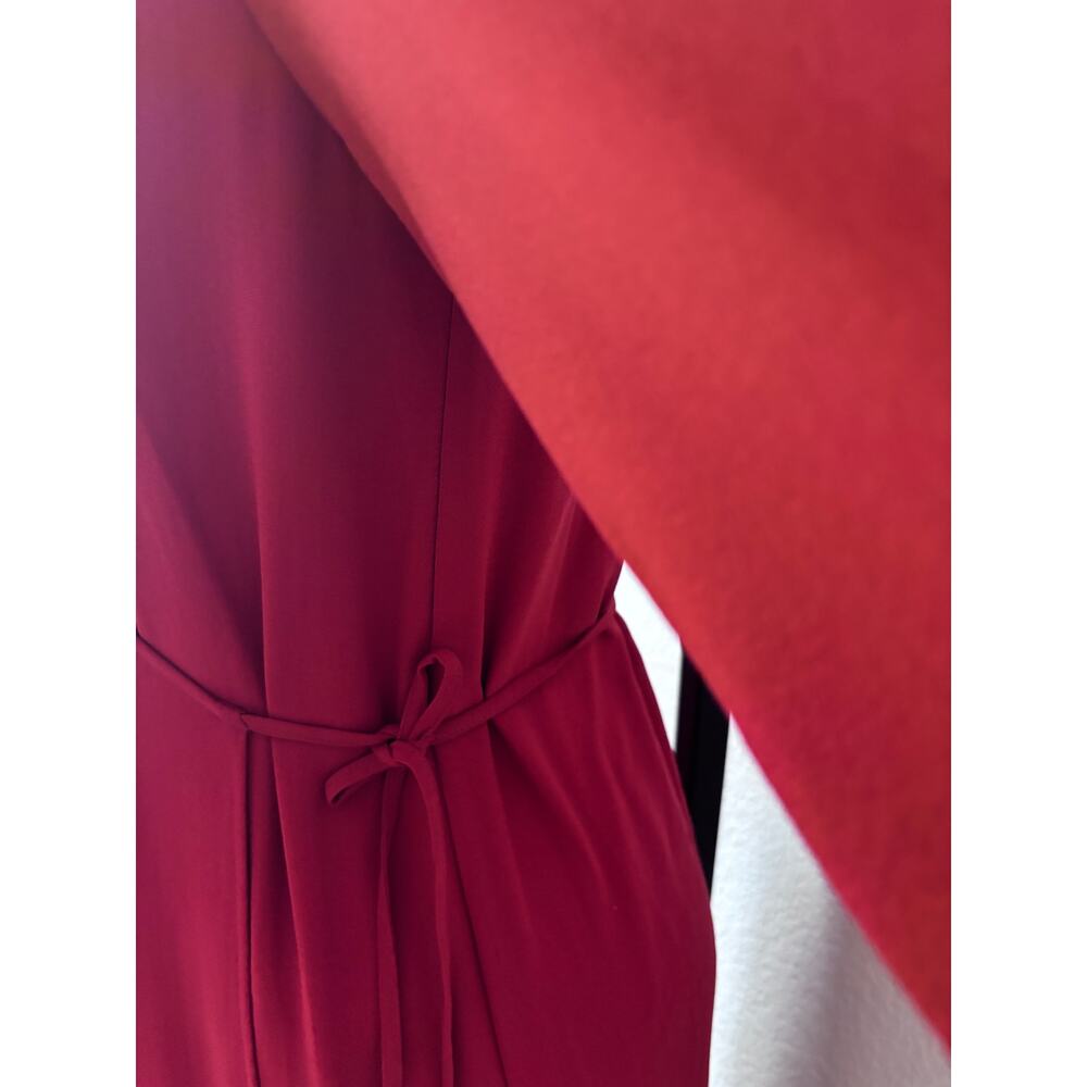 Eileen Fisher - NWOT Silk Georgette Crepe Wrap Dress Size XS - Picture 3 of 8